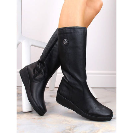 Rieker Moteriški RKR237B odiniai neperšlampami aulinukai su avies vilnos pamušalu