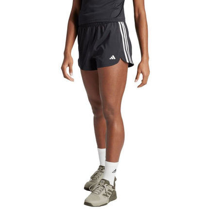 Šortai adidas Pacer Training 3-Stripes Woven High-Rise W IT7760