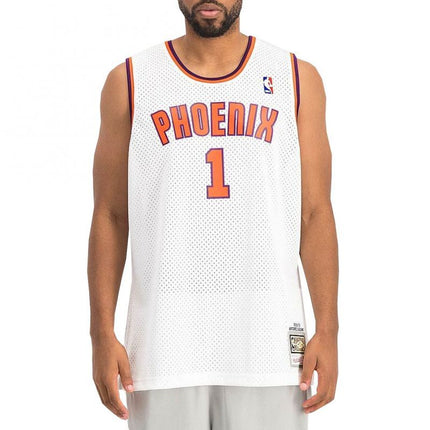 Mitchell & Ness Phoenix NBA Atsitinis Džersis Suns 2002 Anfernee Hardaway M SMJY4443-PSU02AHAWHIT