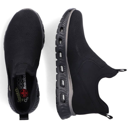 Rieker W RKR616 patogūs aulinukai be užsegimo, juodi