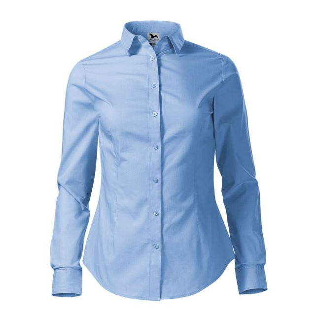 Malfini Style LS W MLI-22915 marškiniai mėlyni