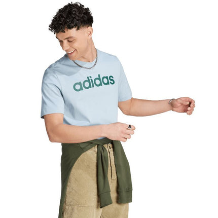 adidas Essentials marškinėliai su linijiniu siuvinėtu logotipu M IJ8651
