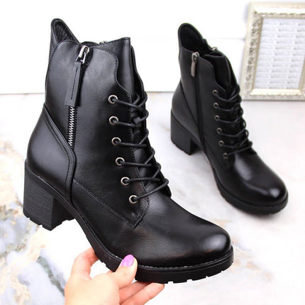 Potocki W WOL177A juodi aulinukai su platforma