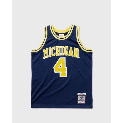 Mitchell & Ness NCAA Swingman Road Džersis Mičiganas 1991 Chris Webber SMJY4437-UMI91CWEASBL