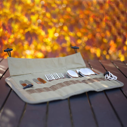 Stovyklavimo stalo įrankių rinkinys "Offlander" dėkle OFF_CACC_27