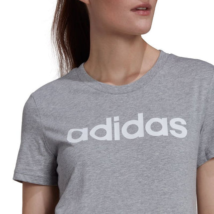 adidas Laisvalaikio Essentials Slim Logotipo Marškinėliai W HL2053