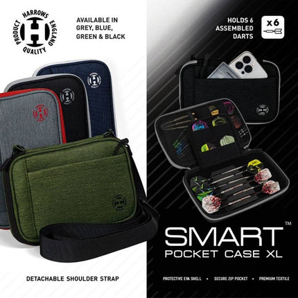 Harrows Smart Case 6 XL smigtuvas dėklas SmartcaseXL mėlynas/baltas