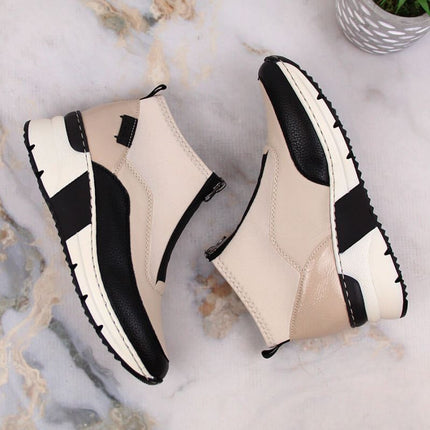 Rieker moteriški aulinukai RKR608 smėlio spalvos Rieker