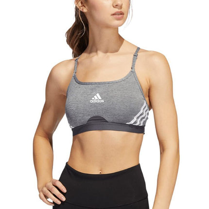 adidas Aeroreact Training Light-Support 3-Stripes Bra W HC7870