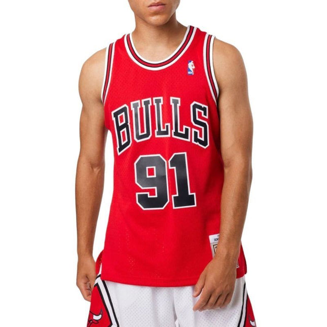 Mitchell & Ness Čikagos Bulls NBA Dennis Rodman marškinėliai M SMJYGS18154-CBUSCAR97DRD