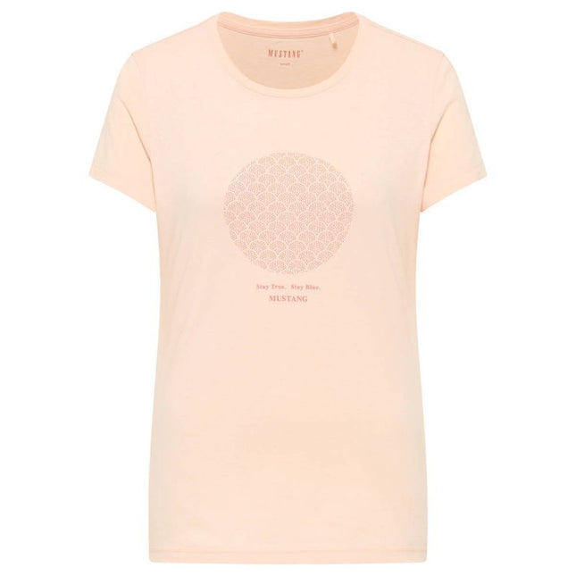 Mustang Alexia C Marškinėliai su spaudiniu ant krūtinės W 1013383 7262