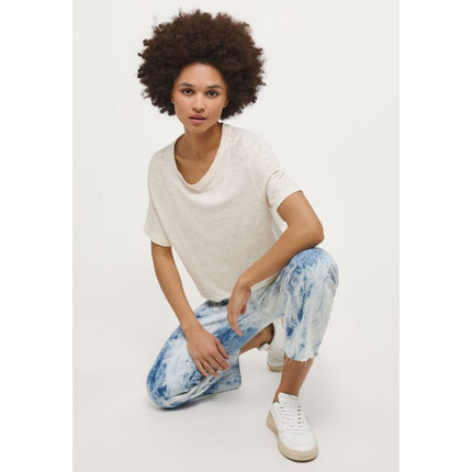 Mustang Alina C lininiai marškinėliai W 1013788 2045