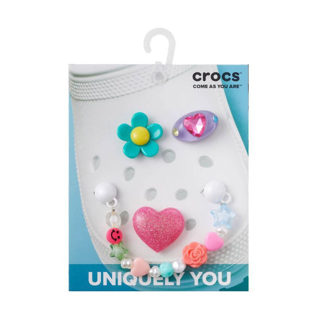 Crocs Jibbitz™ madingų papuošalų 5 vienetų rinkinys, smeigtukai 10009877