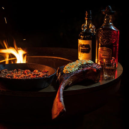 Bonfeu Bonbiza atvira rūdžių spalvos sodo laužavietė 8002R