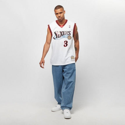 Mitchell & Ness NBA „Swingman“ namų marškinėliai 76ERS 00 Allen Iverson M SMJYGS18200-P76WHIT00AIV