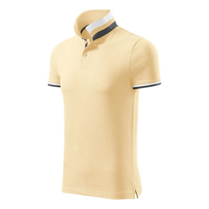 Malfini Collar Up M MLI-25685 burbono vanilės spalvos polo marškinėliai