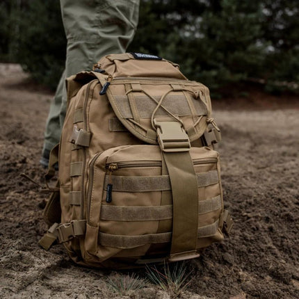 Sel//i//o keliautojams skirtas "Offlander Survival Hiker" 25L kuprin" + \