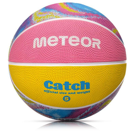 Krepšinio kamuolys Meteor Catch 5, dydis 5 16810