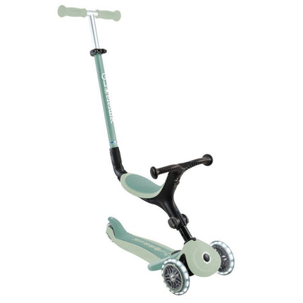 Globber Go•Up Active Lights Ecologic Jr 745-505 paspirtukas su sėdyne