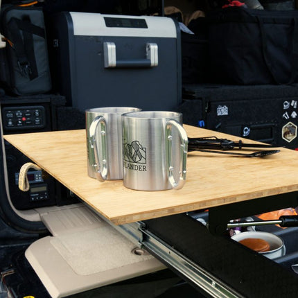 Offlander kempingo puodelis su plieniniu karabinu OFF_CACC_03