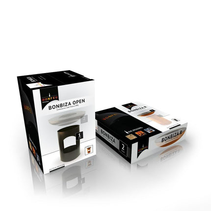 Bonfeu Bonbiza atvira rūdžių spalvos sodo laužavietė 8002R