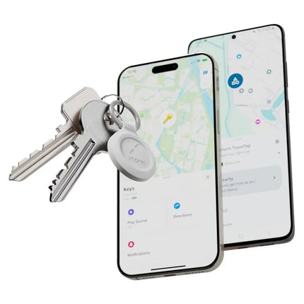 „Xtorm“ XTAG2GA10-3PACK GPS sekiklis, universalus išmanusis raktų pakabukas, baltas