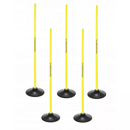 Yakima lazdų slalomo kliūčių ruožas 100 cm 100872 geltonas