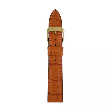 Zeppelin rudas odinis dirželis, 18 mm